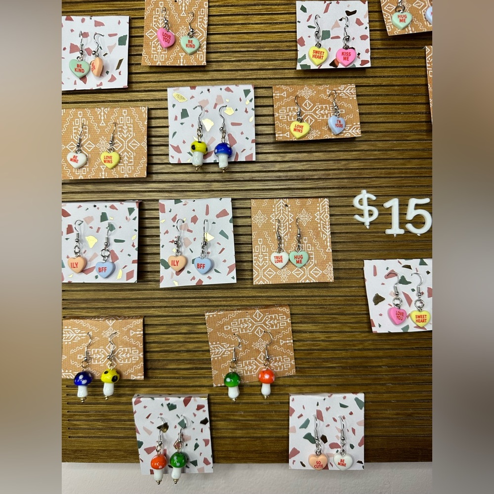 Handmade earrings ๐๐ - Picture 4 of 4
